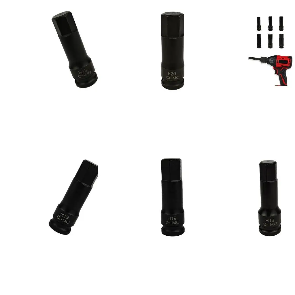 

Ergonomic 1 Piece Sockets Set For Power Tool And Industrial Applications