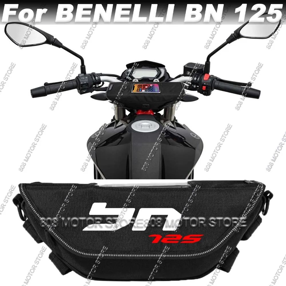 

Для Benelli BN125: Водонепроницаемая и пыленепроницаемая сумка для инструментов и аксессуаров для мотоцикла, удобная дорожная сумка на руль.
