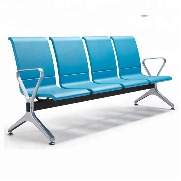 

Generous Salon 3-seater Waiting Chairs With Colorful PP