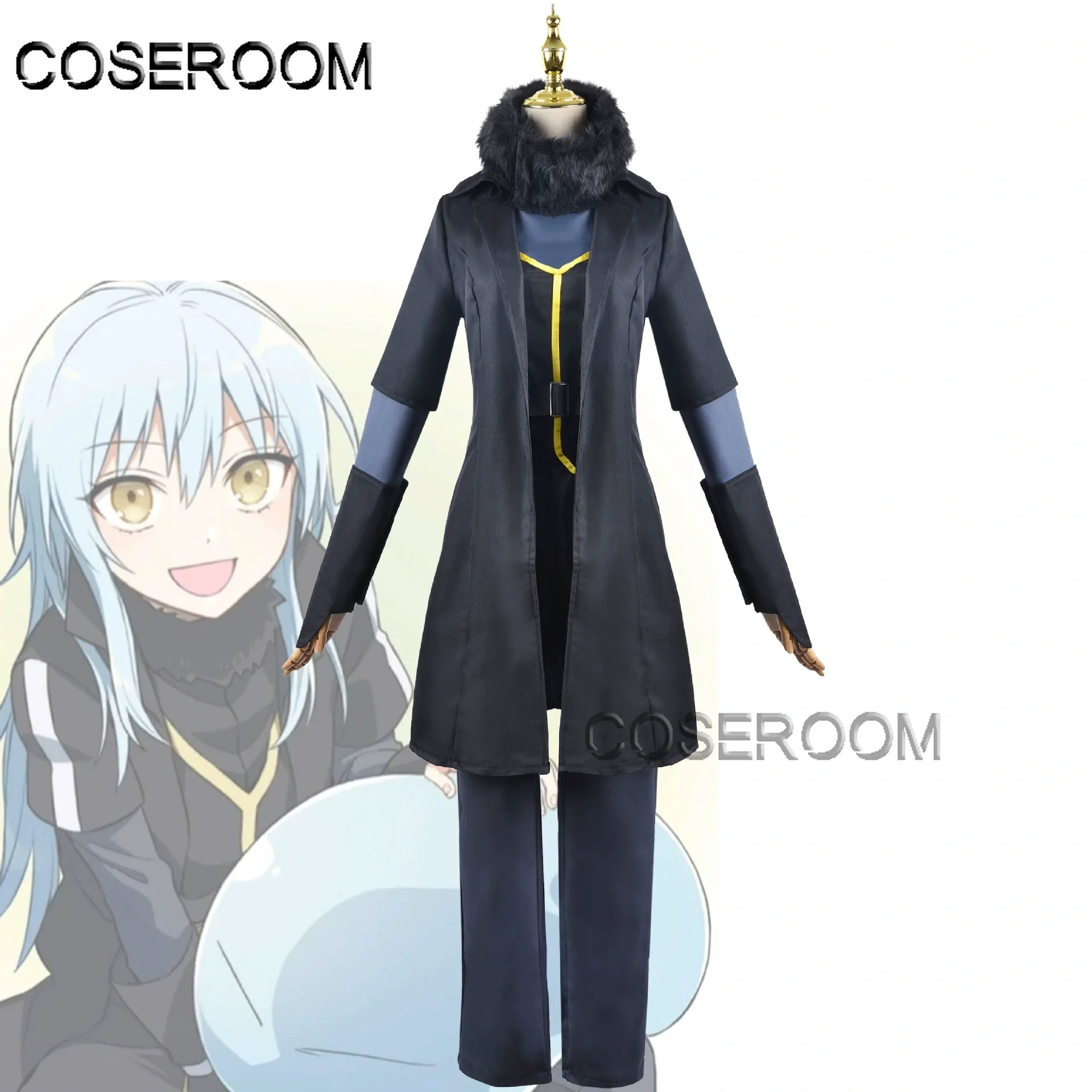 Anime That Time I Got Reincarnated as a Slime Rimuru Tempest Cosplay Costume Outfits Women Halloween Carnival Role Play Uniform
