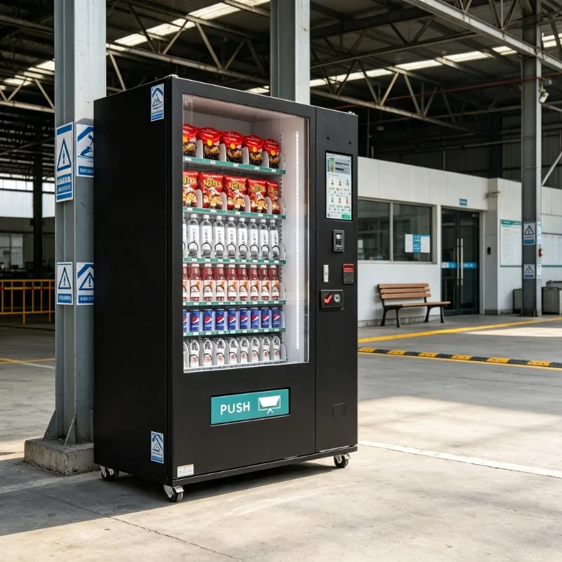 Unmanned Self-service Vending Machine, Hotel Intelligent Customizable QR Code Touchscreen SDK Equipment with Remote Monitoring