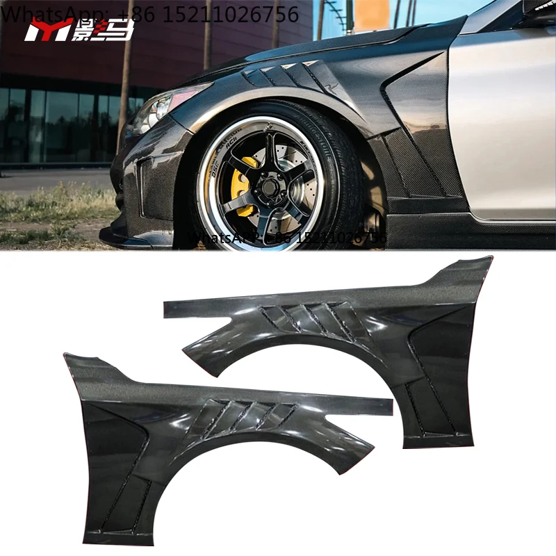 Carbon Fiber Fenders for Infiniti Q50 2014-2023 Car Front Vented Fender