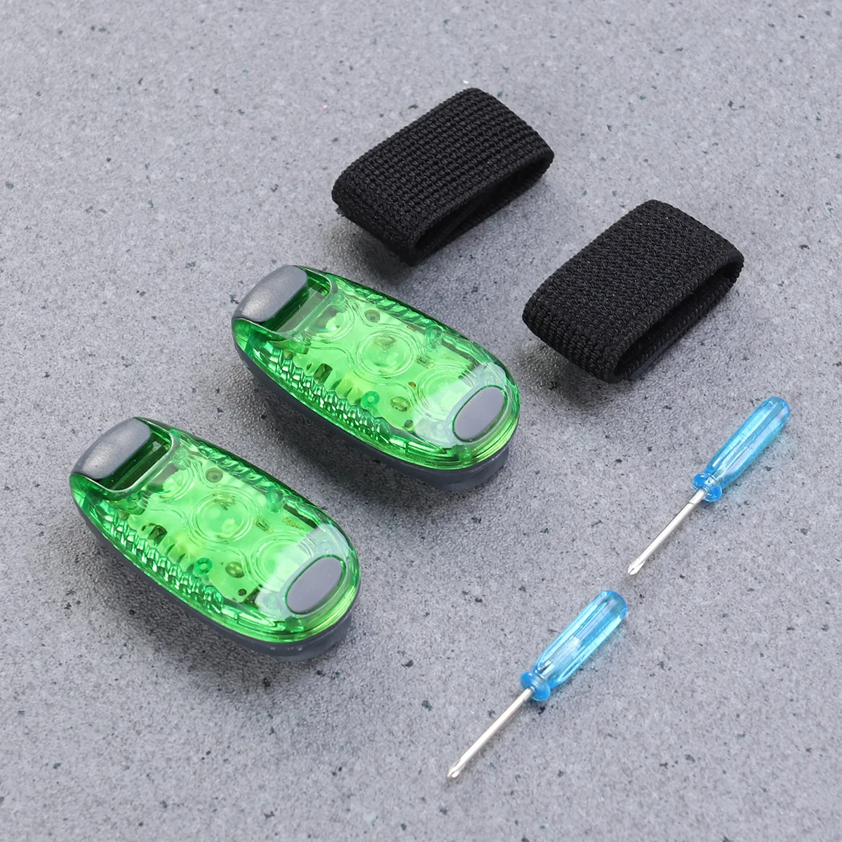 

4PCS Night Running Lights LED Safety Strobe Bright Outdoor Sports Device Durable Clip-on Design Waterproof Visible
