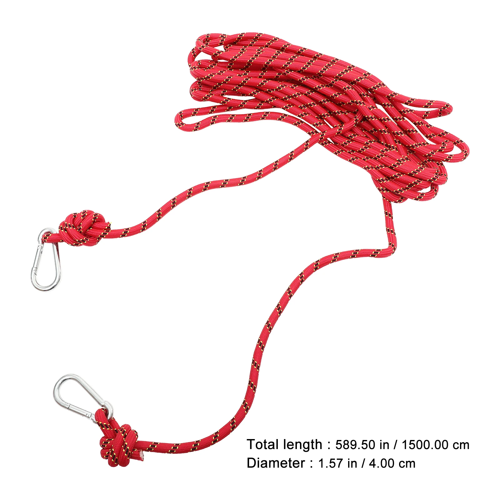 

Climbing Safety Rope Heavy Duty Wear-Resistant Static Rope For Outdoor Hiking Rappelling Camping Escape Snorkeling Use