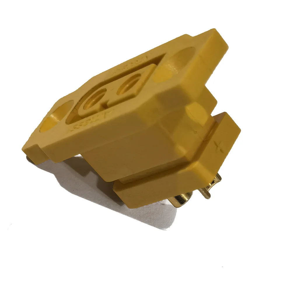 Amass-enchufe hembra XT60E-M/F de gran corriente, conector chapado en oro/latón, adaptador de conexión de batería de alimentación para modelo RC DIY