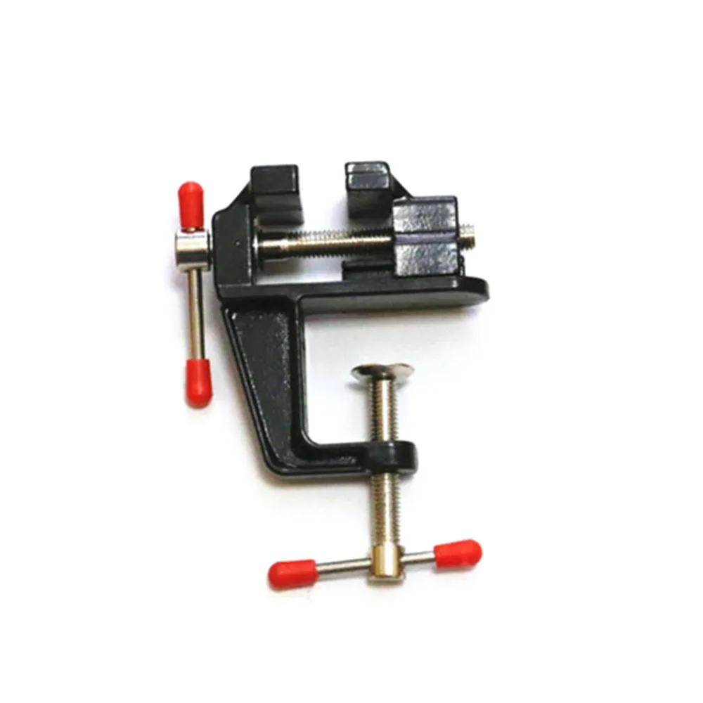 Miniature Size Hobby Bench Vise Aluminum alloy Bench Vice Mount Mini Work Bench Vise Clamp On Design Multi-functional Tool