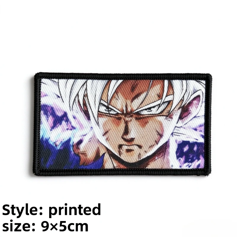 Dragon Ball Super Saiyan Cartoon Cute Embroidered Patch 2D Clothes Backpack DIY Fabric Patch Badge Anime Merchandise Wholesale view 6