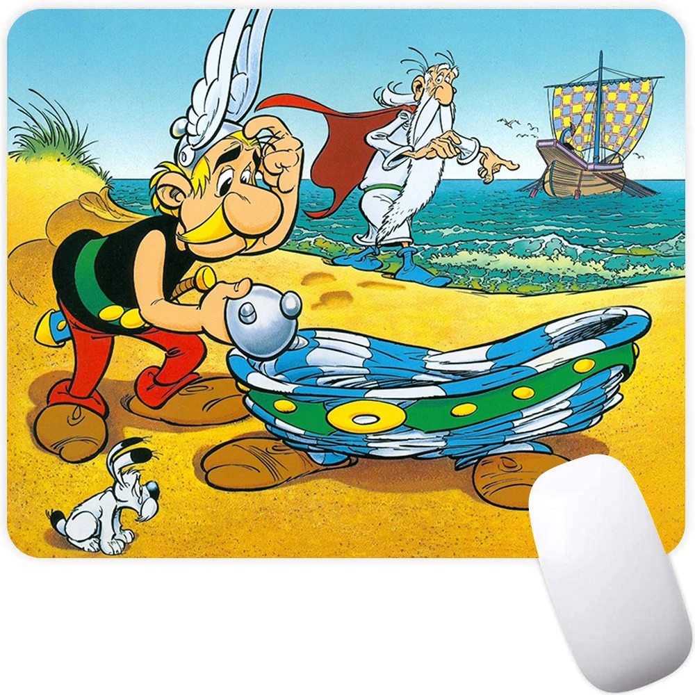 Asterix Obelix Nhỏ Miếng Lót Chuột Chơi Game Máy Tính Mousepad PC Game Thủ Chuột Thảm Laptop Mausepad Chuột Thảm Bàn Phím Thảm Để Bàn