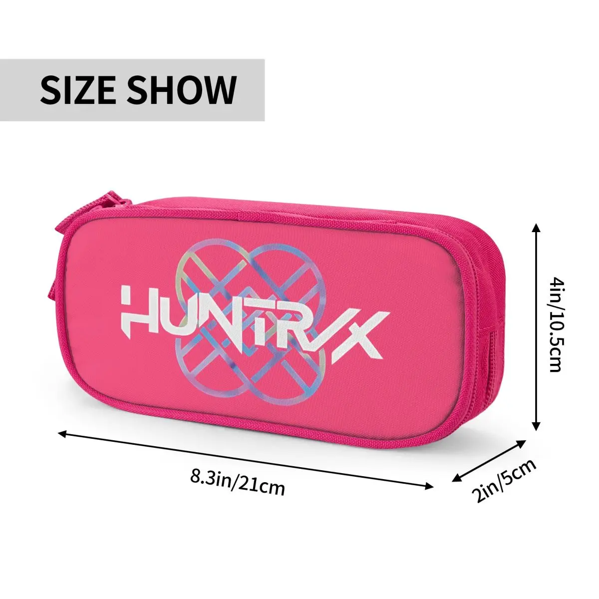 Huntrix Kpop شيطان الصيادين رومي زوي ميرا مقلمة موضة القلم أكياس الاطفال تخزين كبير اللوازم المدرسية مقلمة التجميل