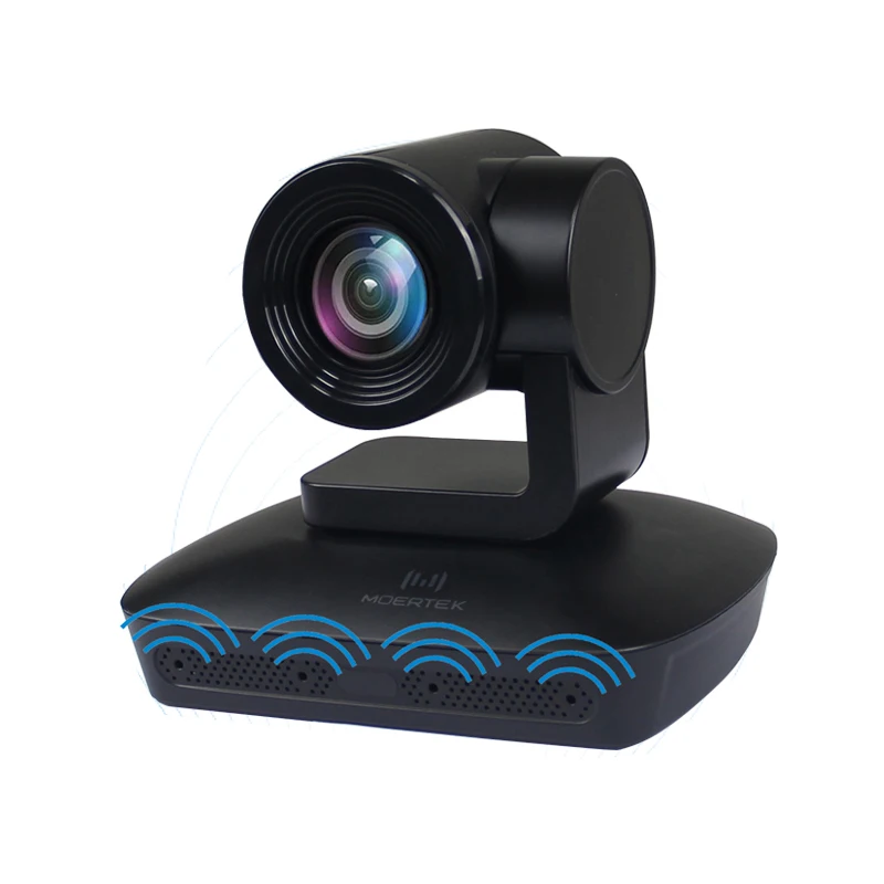 

10x Zoom Lens Video Conferencing Camera USB2.0 1080P Output HD Auto Tracking Video Conference Camera with Audio Output Function