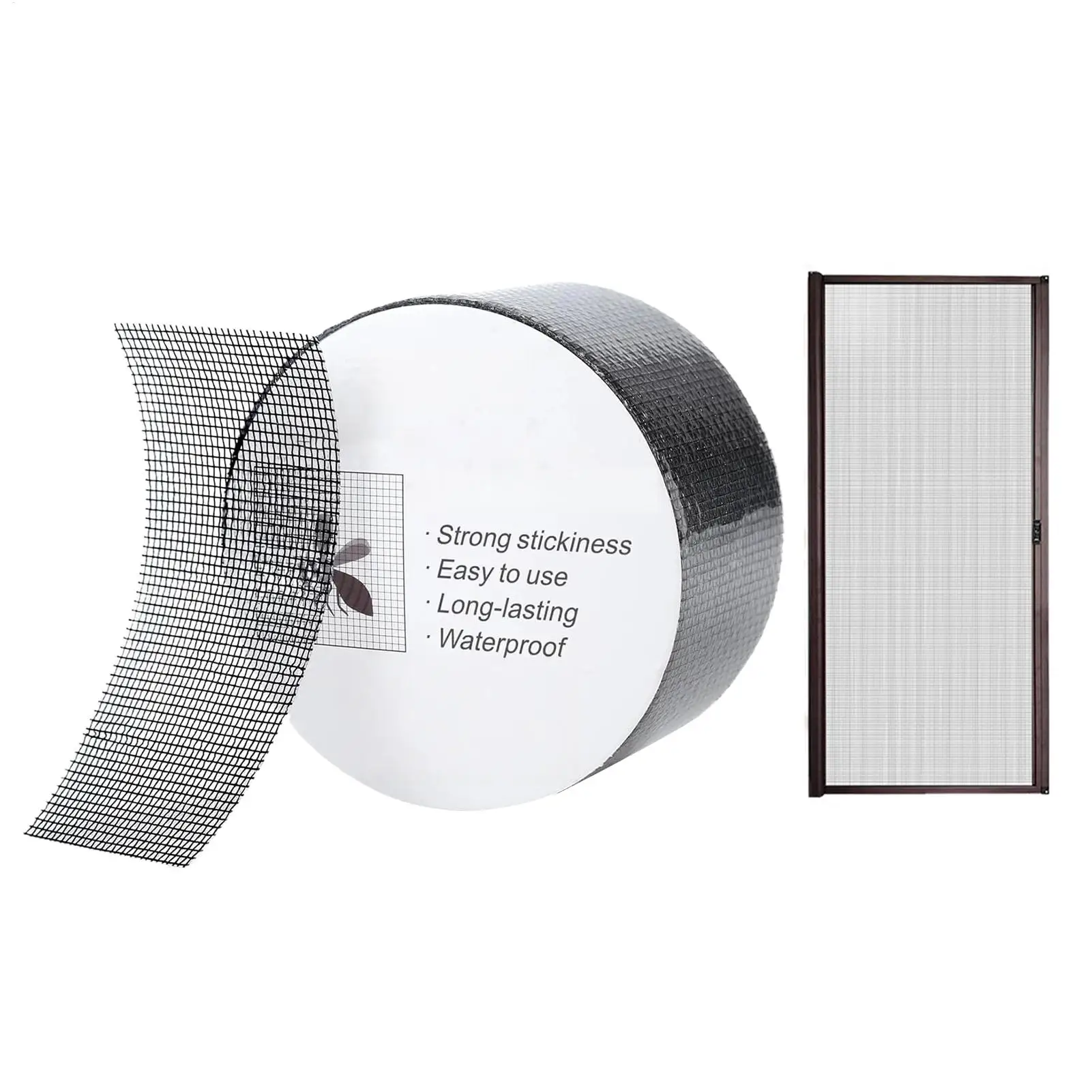 Adhesive Mend Patches Window Screen Repair Tape Universal Mesh Repair Patch For Porch RV Balcony Home Bedroom Living Room