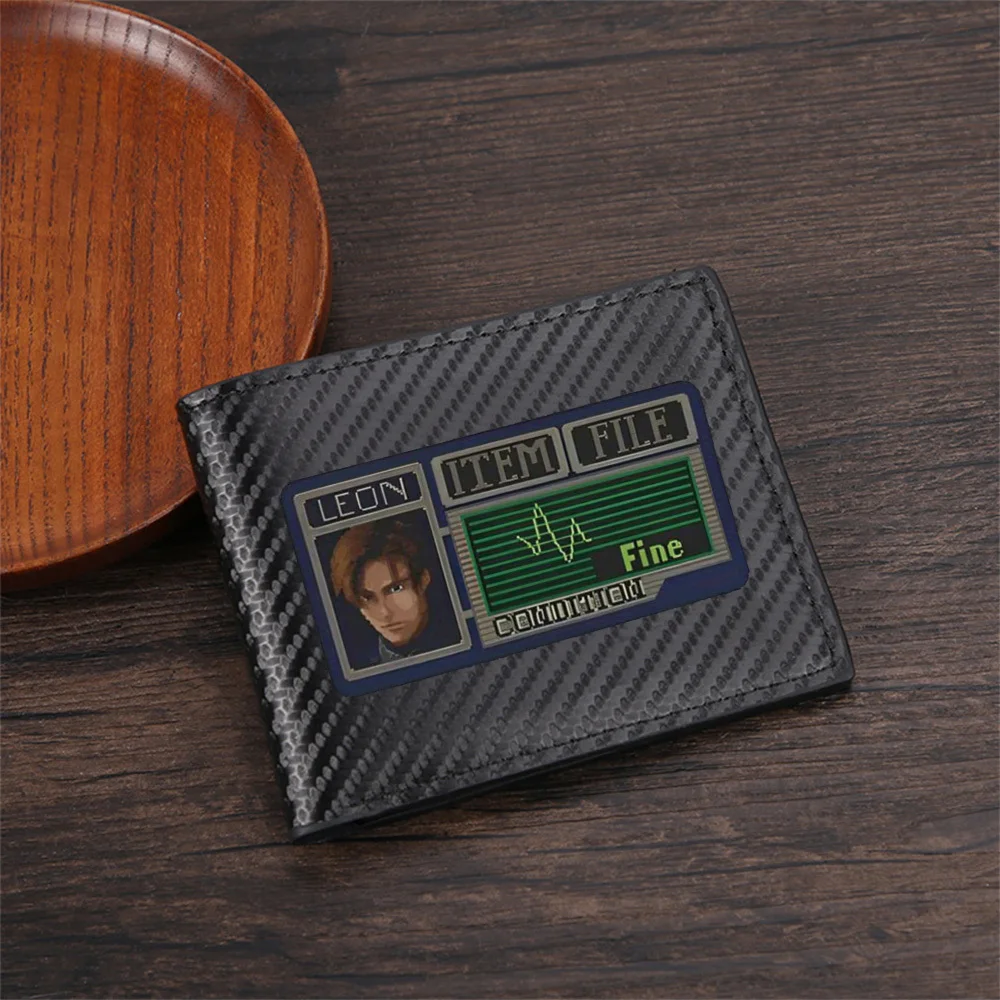 Character portrait display item file status Men's Wallets Simple Business Modern Stylish Printing Design Gifts For Father Boyfri