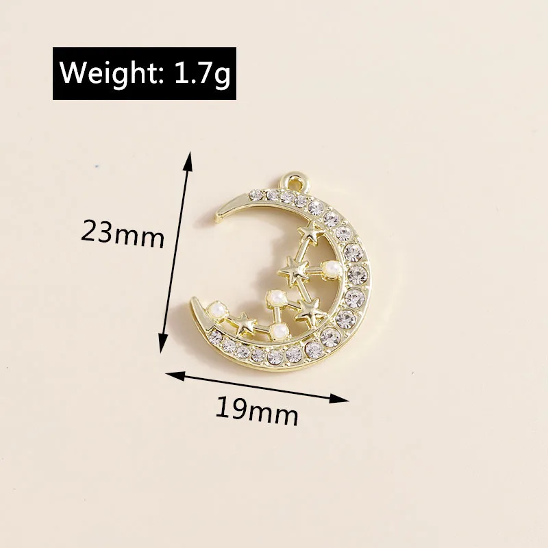 5 Stück exquisite Perlen-Bowknot-Charms-Anhänger-Verbinder für Armbänder, Halsketten, handgefertigt, DIY-Schmuckherstellung, Zubehör-Versorgung – Detail 22