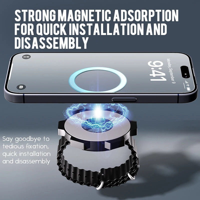 사진에 표시된 사이클링 안전 사이클링 전화 홀더 360도 회전 전화 홀더 휴대용 전화 홀더