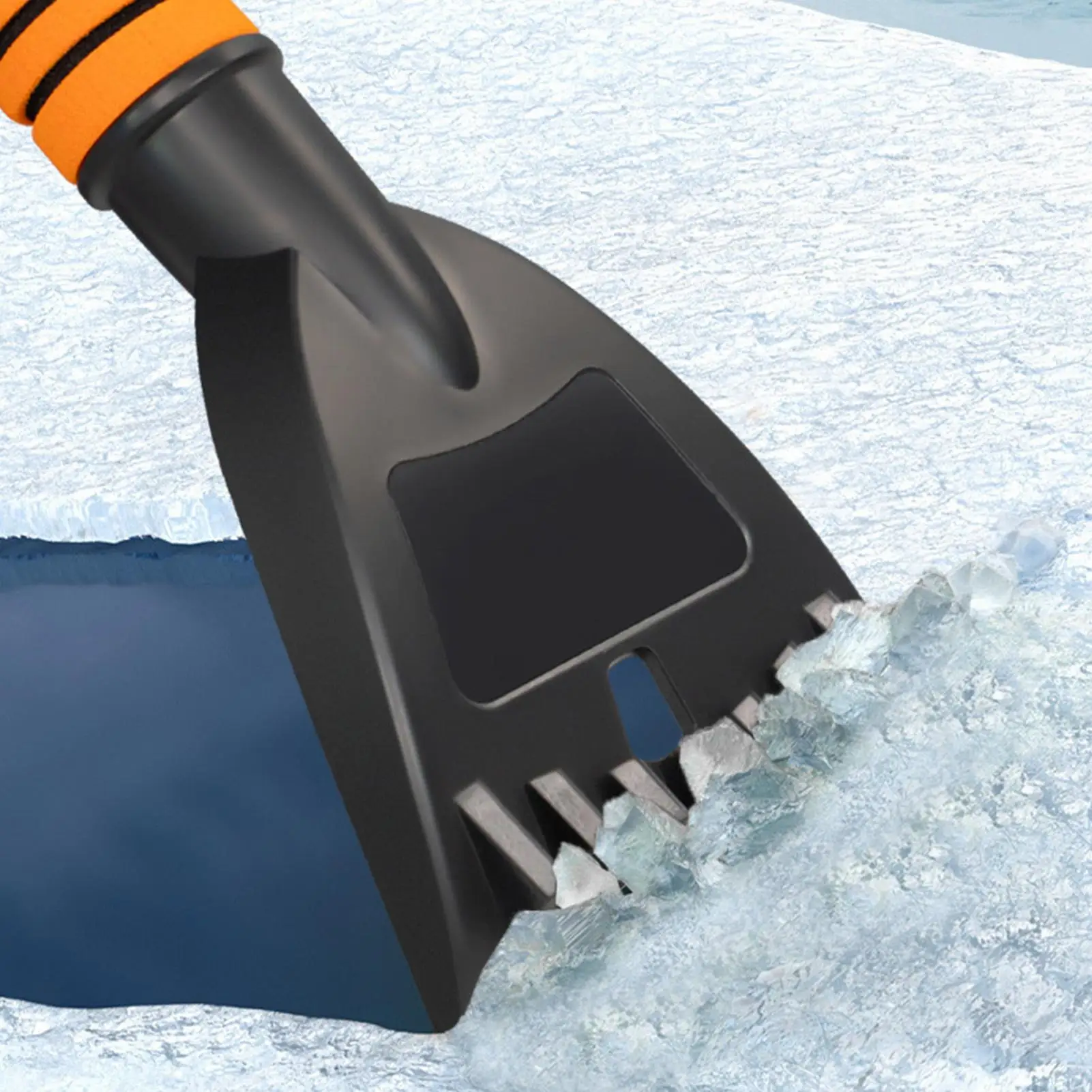 Windshield Scraper for Ice Winter Snow Shovel with Foam Grip Car Window Ice Snow Scraper for Sedans Trucks Minivans Pickups