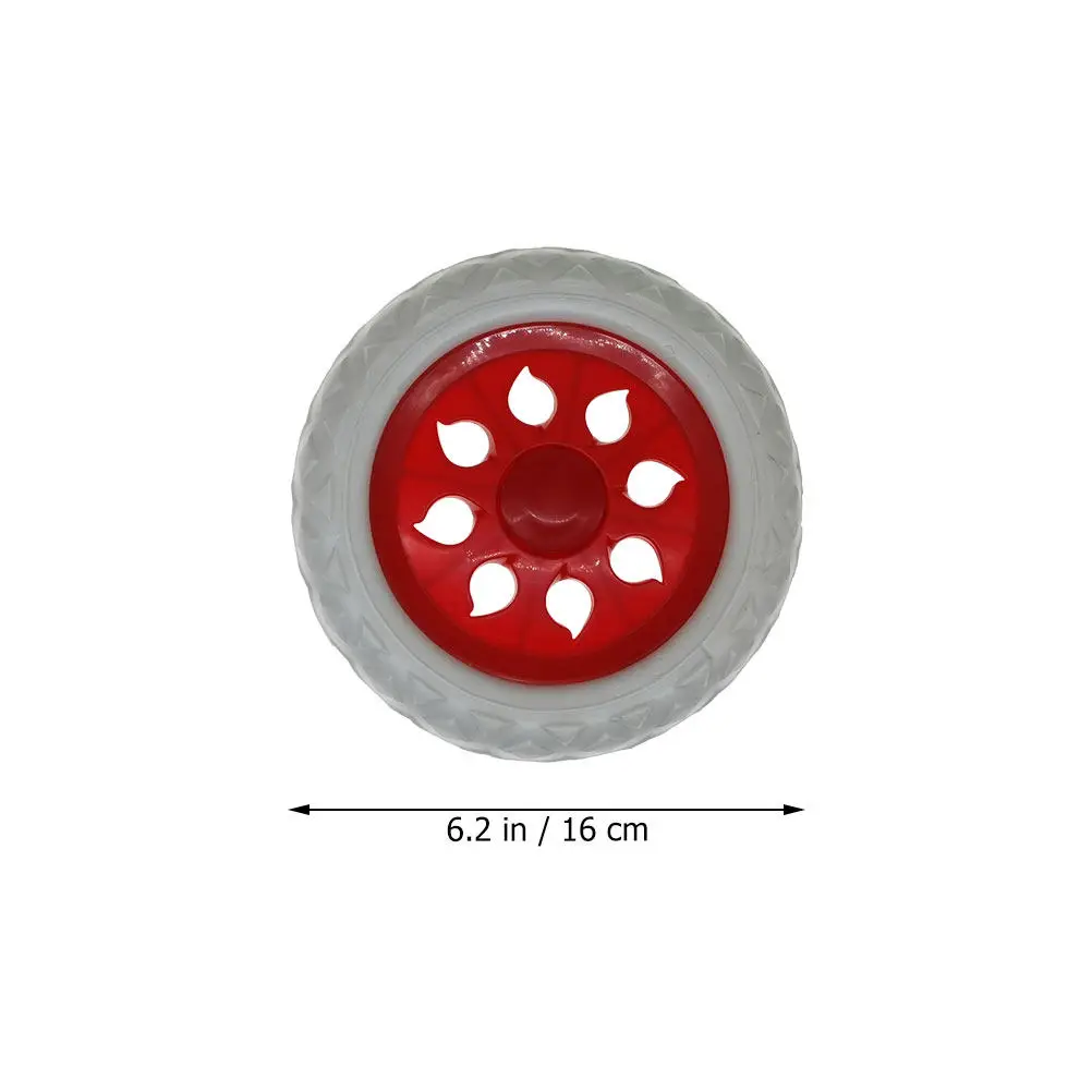4Pcs Strong Plastic Cart Caster Wheels Replacement for Shopping Trolley Luggage Cart Heavy Duty Smooth Rolling Universal Wheel