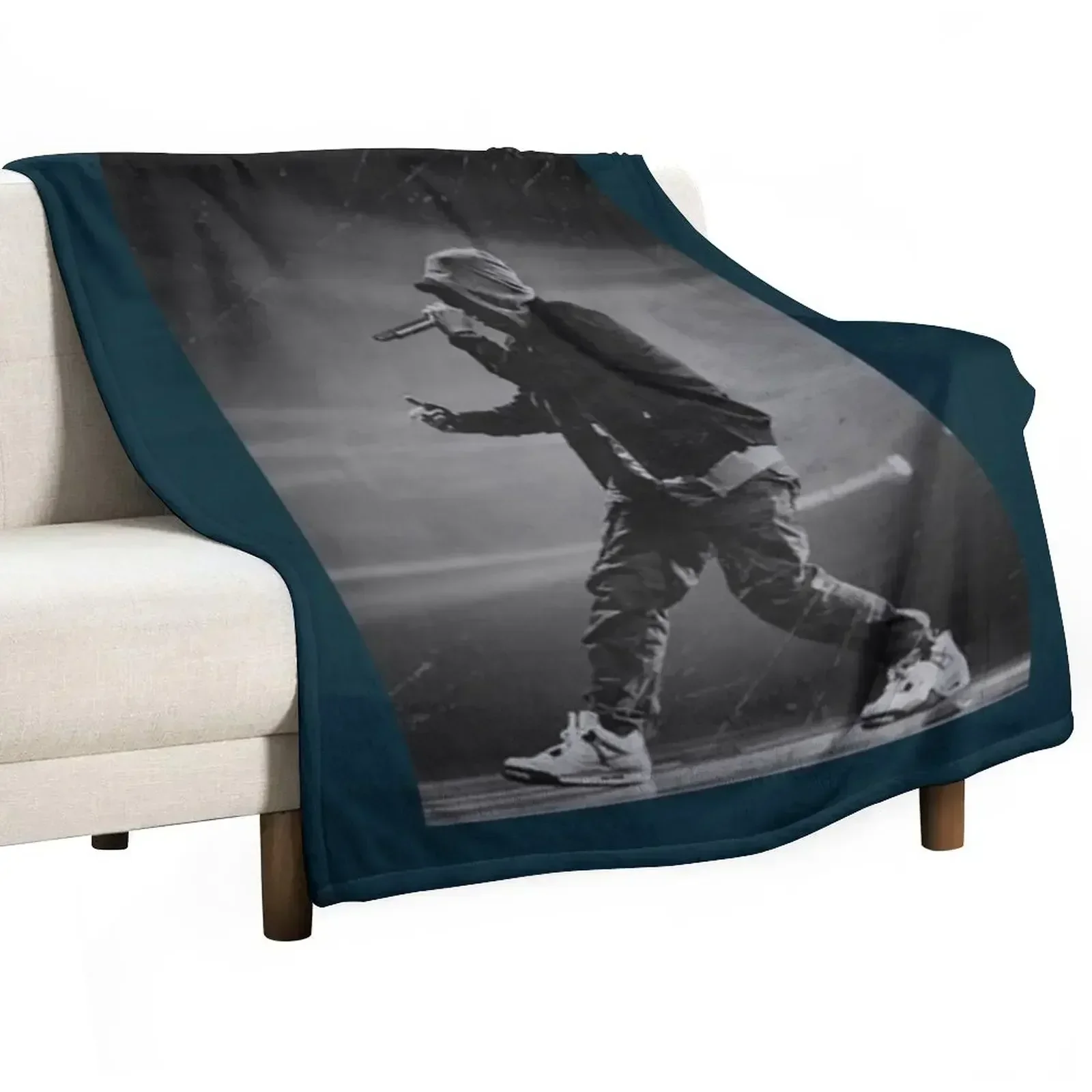 

Eminem Throw Blanket Soft Warm Blanket Gift for Men Women Adults