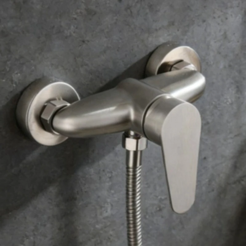 

Stainless Steel Dual-purpose Bathroom Water Valve Bathroom Water Valve Hot Cold Water Faucet Shower Set Bathtub Mixing Switch