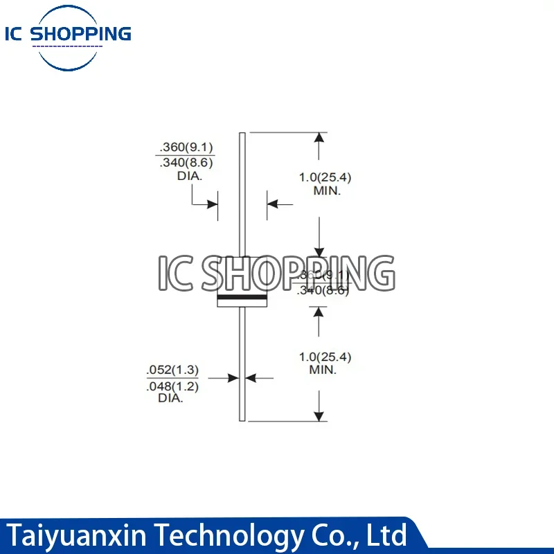 20pcs 10A10 6A10 20A10 Diode R-6 DIP 6A 10A 20A 1000V Electrical Axial Rectifier Diode