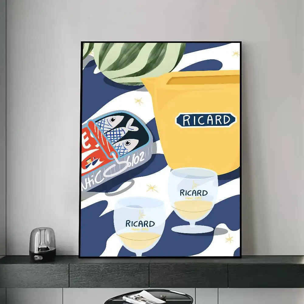 R-RicardES Beer Poster for Living Room, Bedroom, Office, or Bar, Frameless, Indoor Use, Bedroom Wall Art. view 4