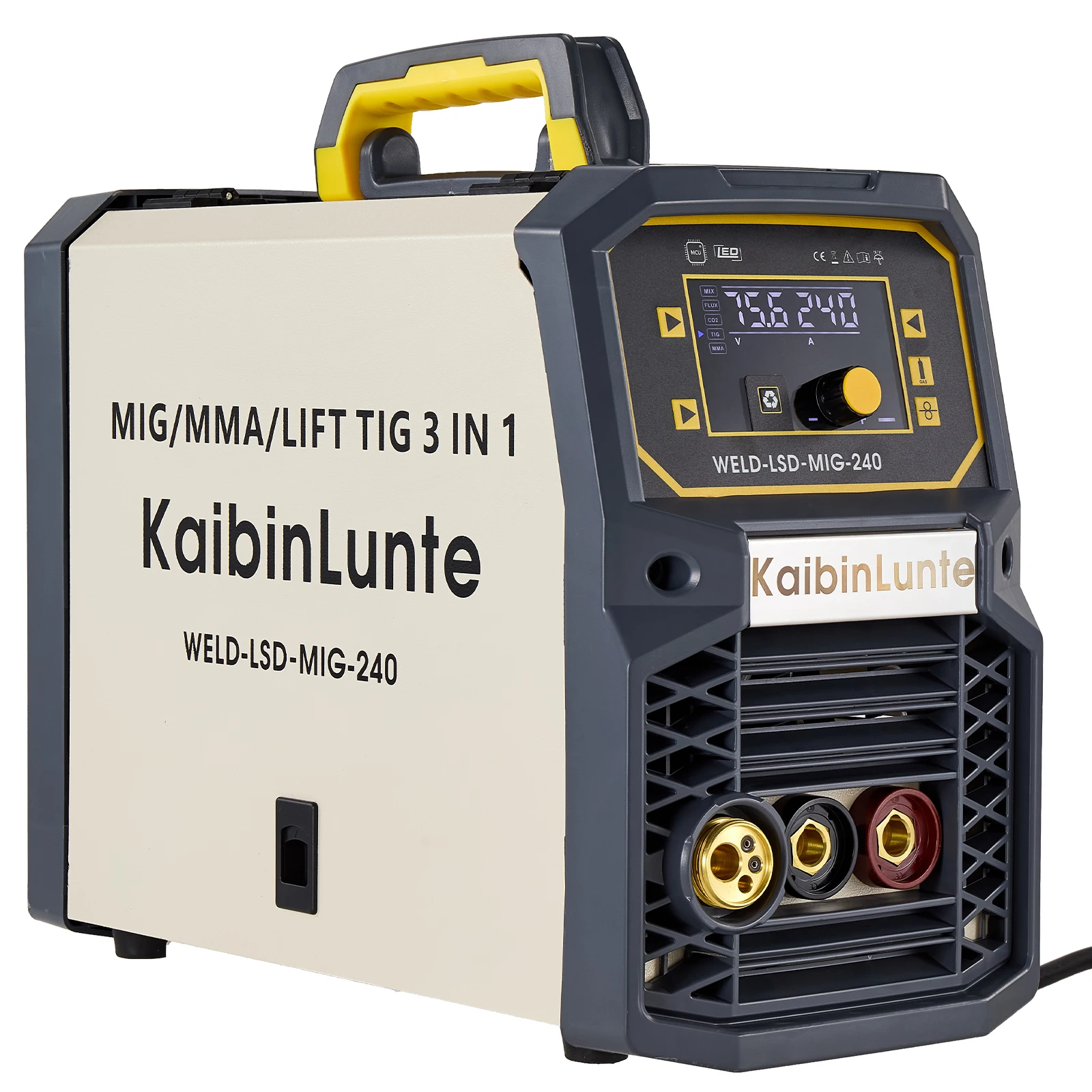 KaibinLunte 240Amp IGBT with dual voltage 110V/220V 3 in 1MIG/MMA/TIG gas shielded arc welding machine 