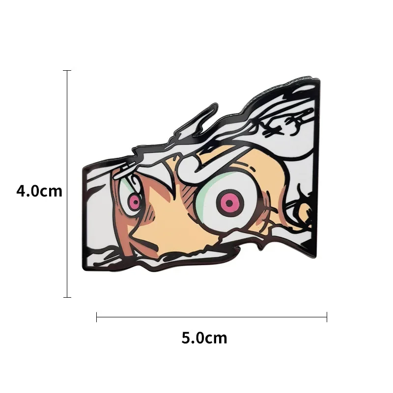 Luffy Zoro Adventure Enamel Pin – Pirate Crew Metal Brooch, Manga Anime Character Pin Pendant for Jackets, Bags, Hats, Cosplay