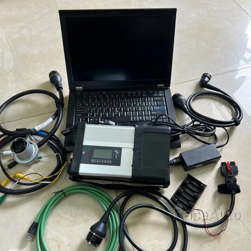 

MB Star C5 SD Connect WIFI Diagnostic Tool Cars and Trucks SOFTWARE SSD 480GB Laptop T410 I5 4G WINDOWS10 CABLES READY TO USE