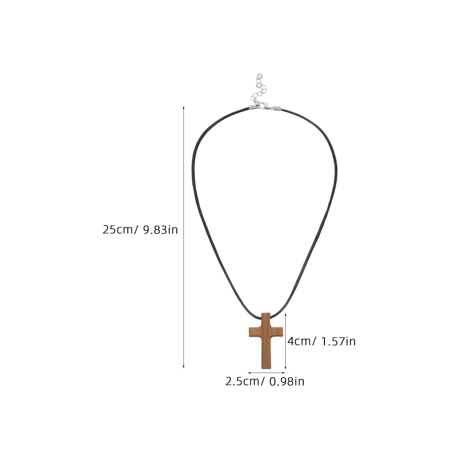 Perhiasan Iman Kristen dari Kayu yang Indah dengan Keahlian Kerajinan yang Luar Biasa, Hadiah Unisex untuk Dia dan Dia, Aksesori Bergaya