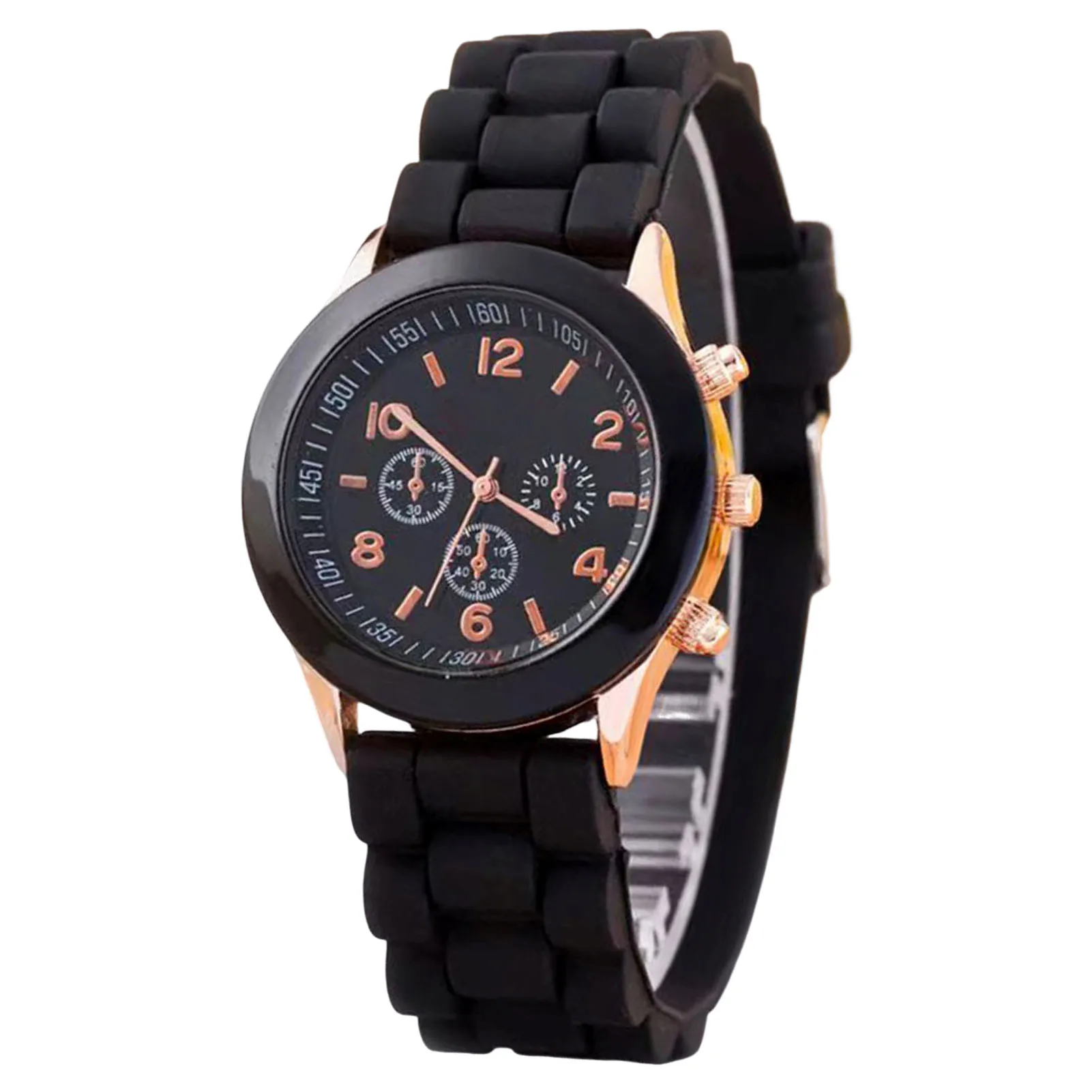 

Classic 38mm Watch Simple Silicone Bracelet Watch with 8 Colors for Valentine's Day Christmas Gift