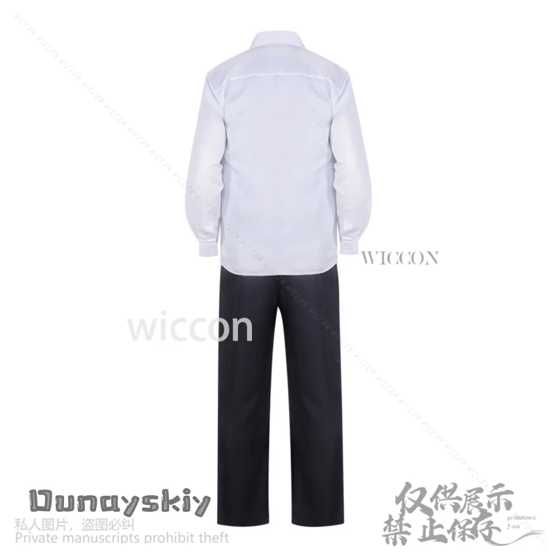 新しいアニメ映画 Fureru 秋野田コスプレ衣装白シャツ青黒パンツかわいいロールプレイ制服かつらフルセットカスタマイズ