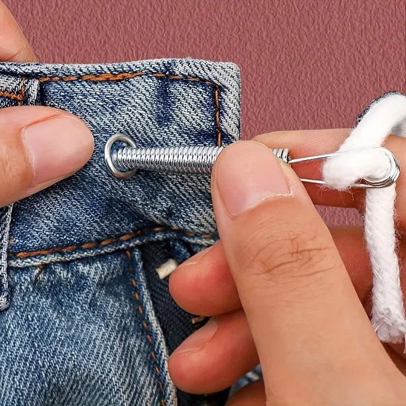 1PC Bendable Spring Drawstring Threader Clip Sewing Tool for DIY Cord Elastic Band Lace Hoodies Pants Threading Accessory