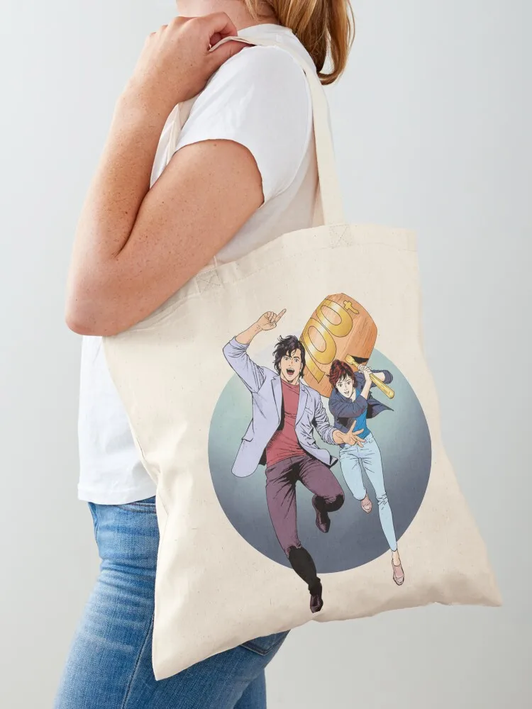 City Hunter alias Nicky Larson 100 tonnes Tote Bag handbag cute tote bag canvas tote Canvas Bag