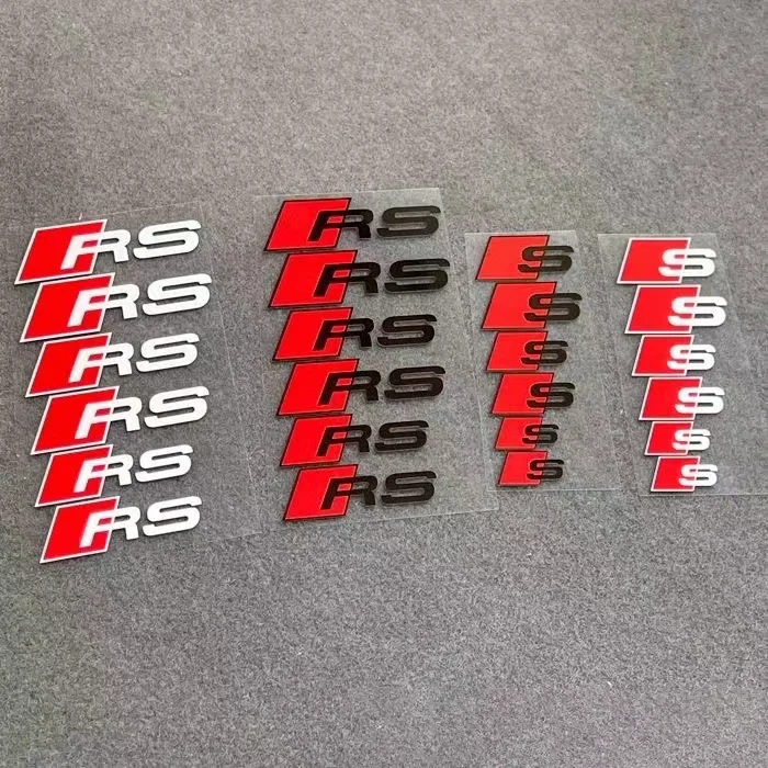 Car Caliper Sticker Tire Brake Cover Waterproof Film Body Decals for Audi S3 S5 S1 S4 S2 S6 RS3 RS4 RS5 RS6 RS8 B8 B6 TT A3 A4 view 5