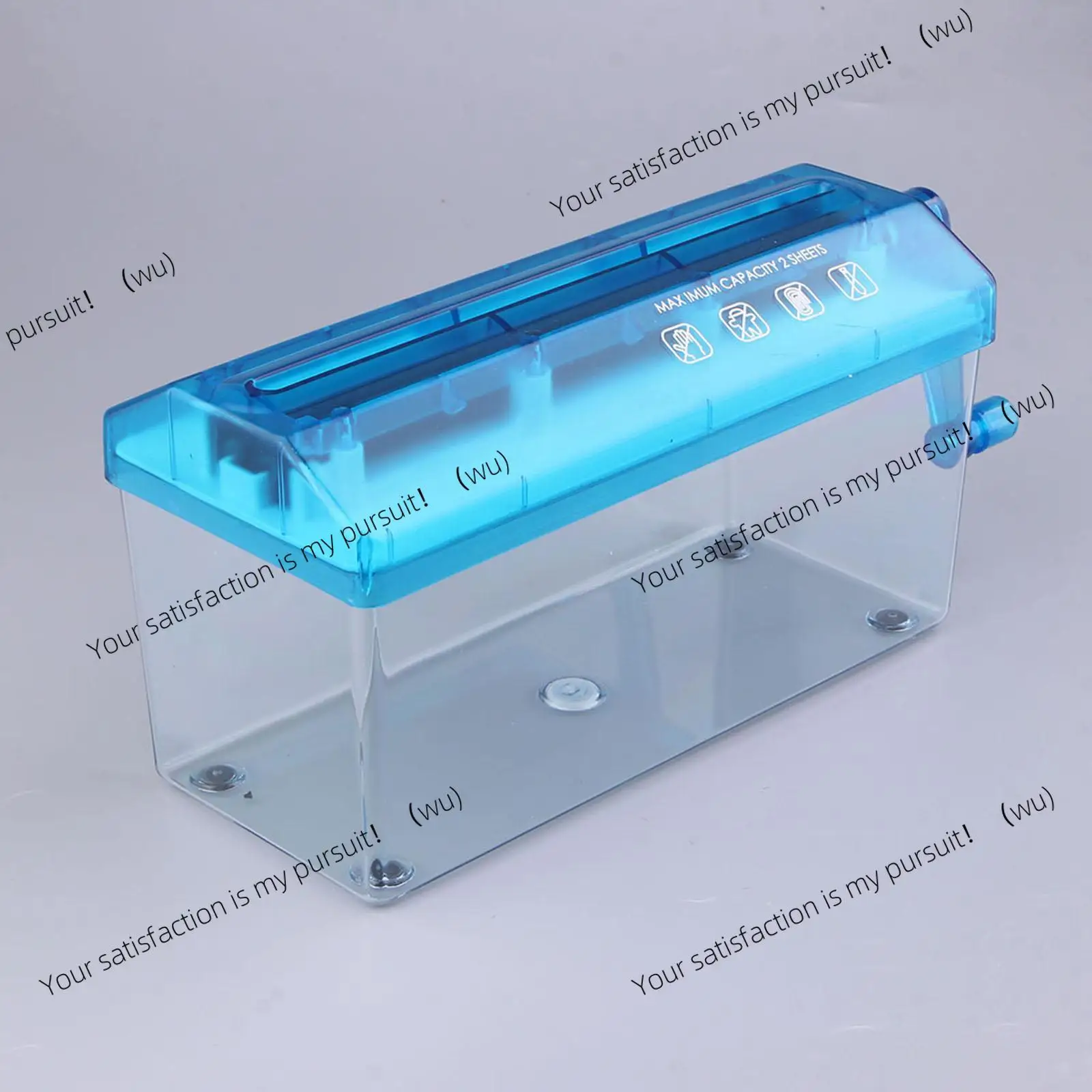 Hand Shredder A4 Size Practical Desktop Stationery Mini Hand Crank Shredder
