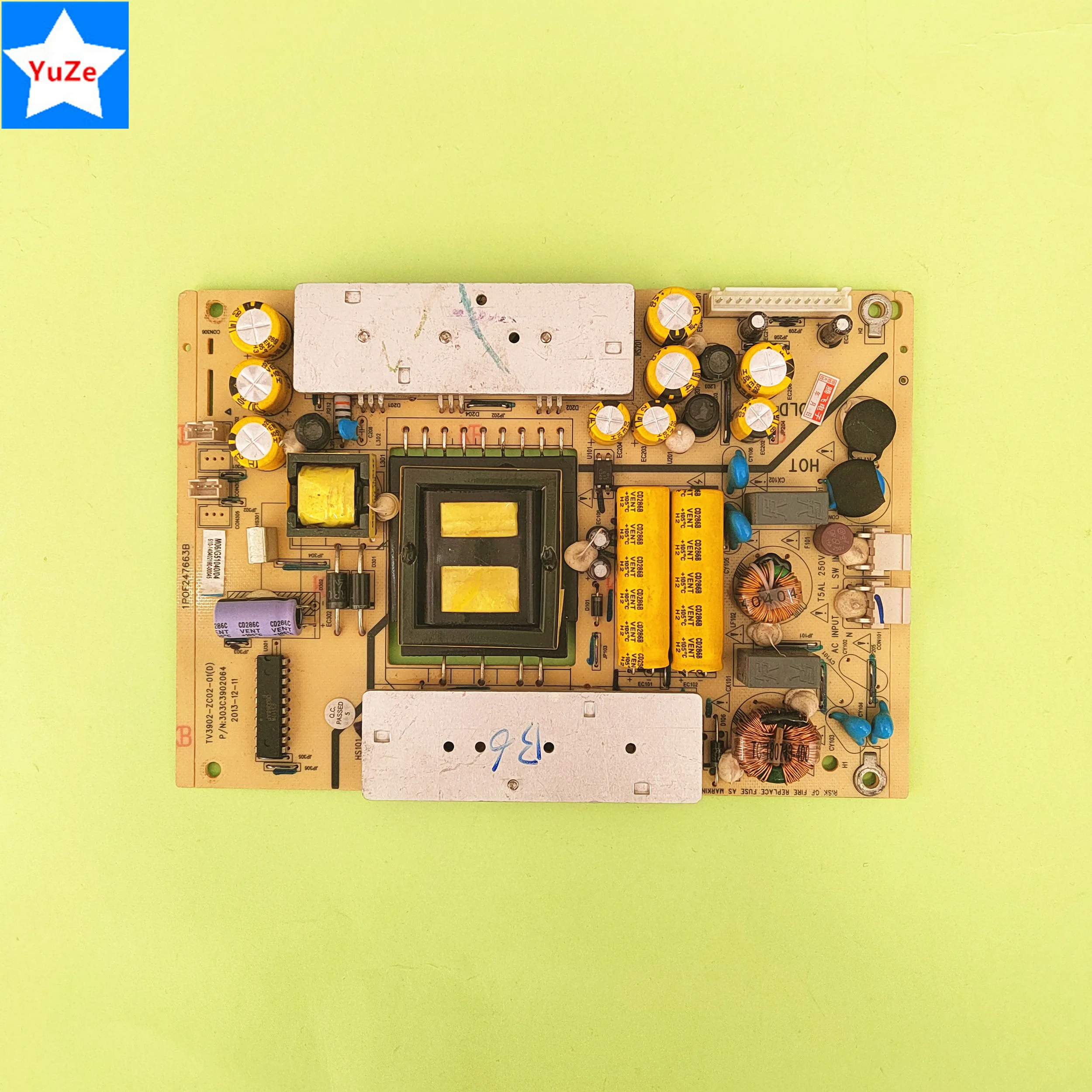 

TV3902-ZC02-01(D) 303C3902064 Power Supply Board for LT-40C550 LT-40C540 PLED4275A 40E3500 LT-40E71 LE40B8000TF LE40F8000W TV