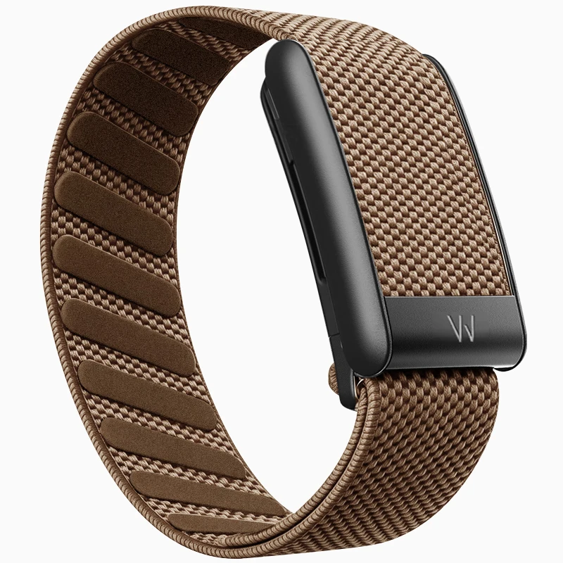 Zwarte zilver gouden band armband voor Whoop 5.0 Mg polsband met W logo band nylon geweven elastische Whoop sport vervangende banden