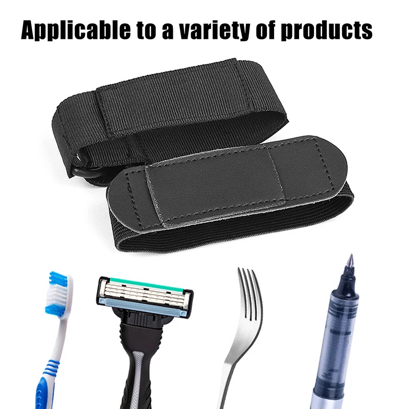Aid Utensil Cuff Holder Strap Elastic Eating Assistance Cuff Spoons Forks Knife Fixing Band For Patients Elderly And Disabled