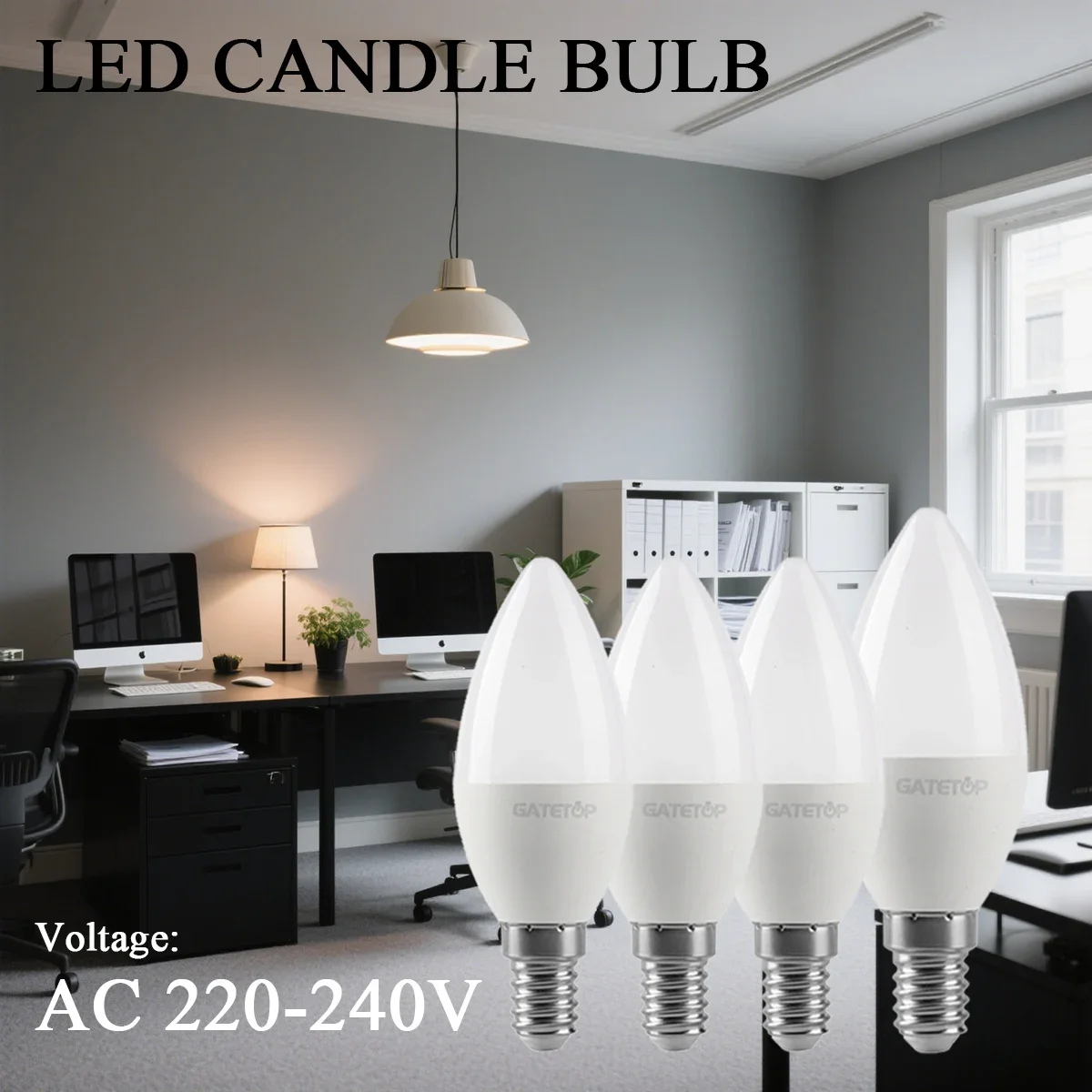 4/6/8/10/20pcs E14 Led Candle Bulb Lamp AC 220V C37 3w 5w 6w 7w Warm White Cold White Day Light for Home Decoration Bulbs