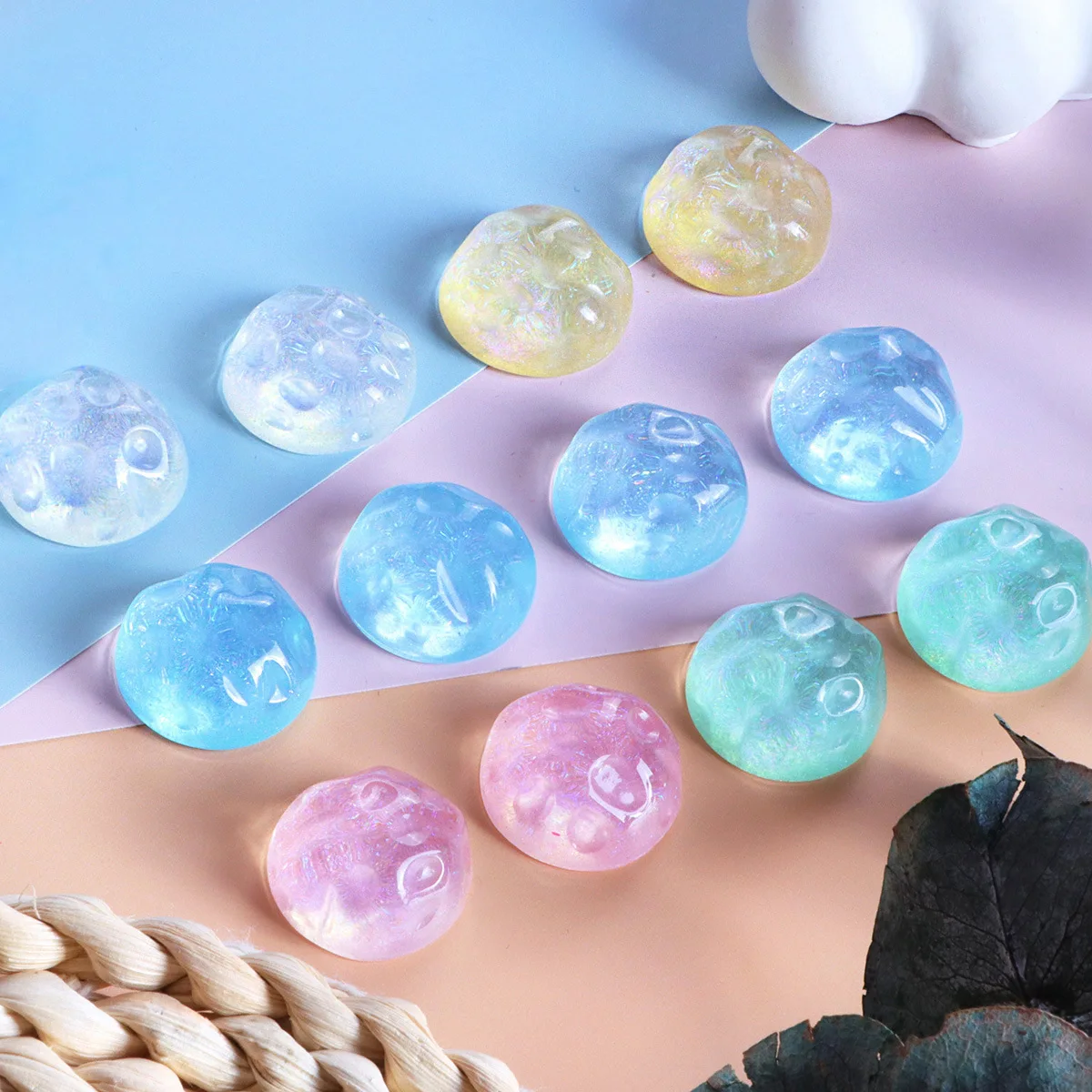 Whole Set Hot Sale DIY Hole Shoes Charms Water ripple stone Handmade Charms Designer Quality Garden Shoe Decoration Girl Gift