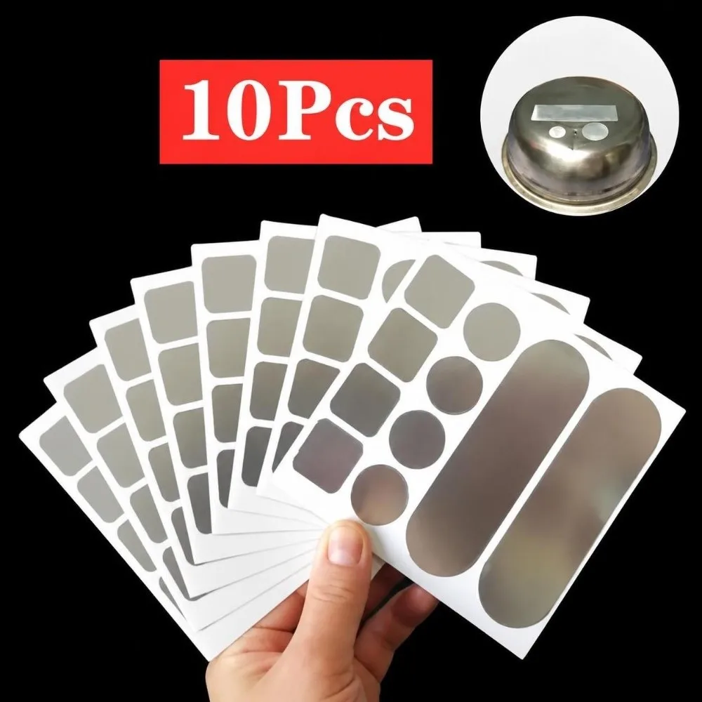 10Pcs Aluminum Foil Cookware Repair Tape Waterproof Sealing Self Adhesive Leak Repair Patches Flexible Fit
