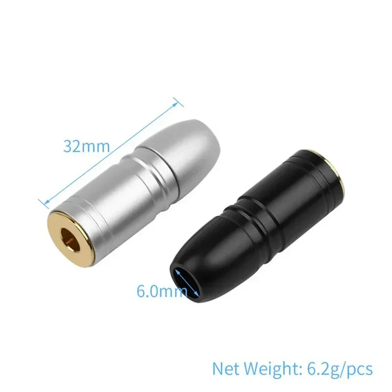 4.4mm Jack 5 Poles Female Balance Interface For Sony NW-WM1Z/A Headphone Plug Connectors Soldering 6mm Earphone Upgrade Cable