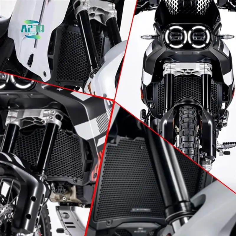 A23Q-ملحقات الدراجات النارية شبكة المبرد غطاء حماية حامي ل DUCATI DESERT X DESERTX 2022 2023 #1