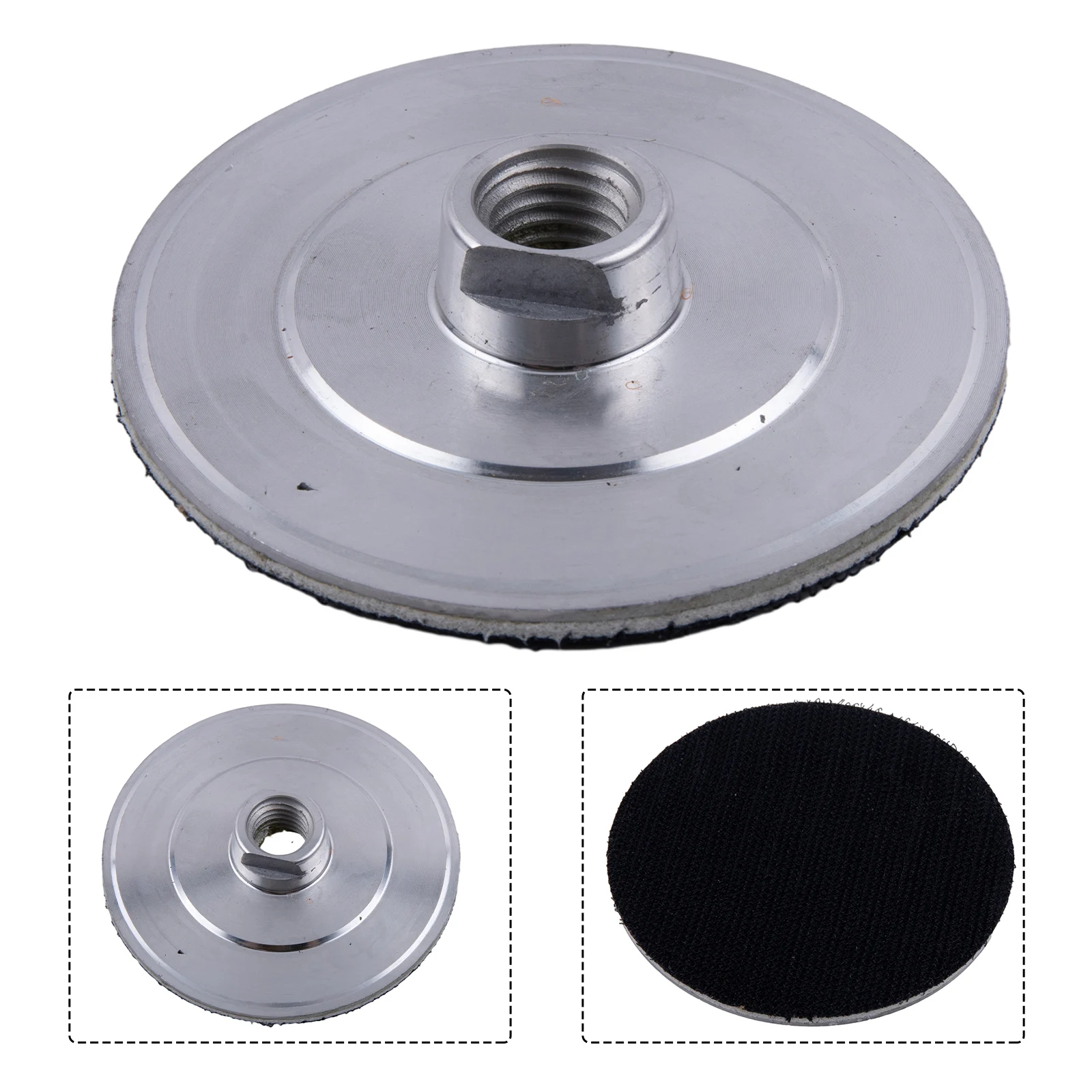 4inch Sanding Disc Backing Pads Diamond Polishing Pad Aluminum Base Backing Holder For Sander Polishing Machine