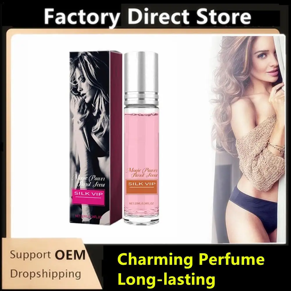 Sexuellement floral de charme de phéromone pour hommes et femmes, parfum longue durée, huile essentielle pour le corps, huile élastique, 10ml