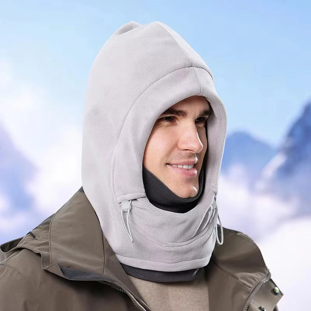 الرجال الشتاء قبعة النساء الدراجات وشاح قناع قبعة يندبروف الوجه تغطي الدافئة قبعة متماسكة Skullies Beanies قبعات