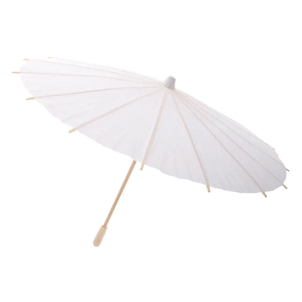 DIY Oiled Paper Umbrella Blank Chinese Japanese Parasol Wedding Bridal Party Crafts Decoration Photography Prop