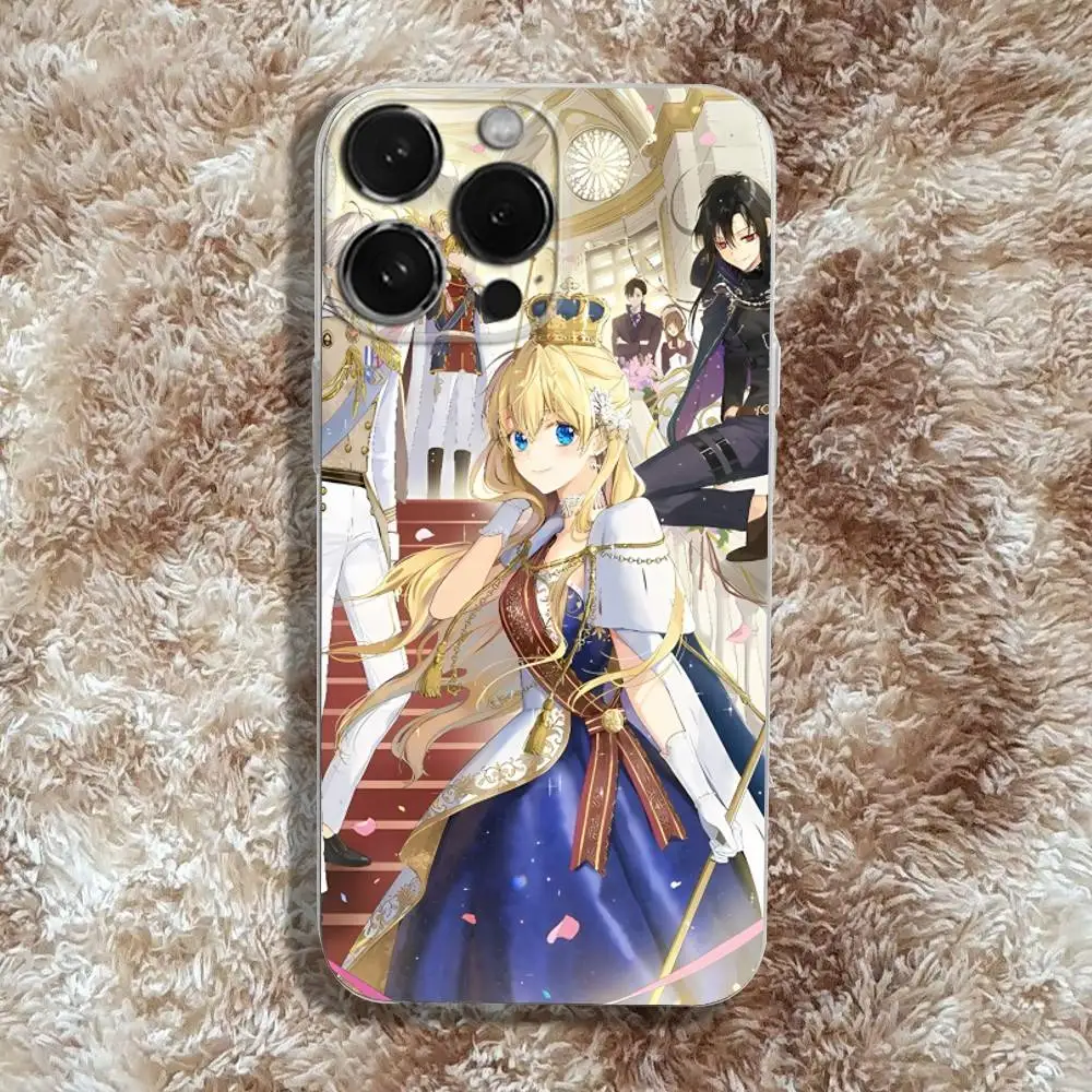 حافظة هاتف Who Made Me Princess Athanasia لهاتف iPhone 17,16,15,14,13,12,11 Pro,Max,Plus,X,XS,XR,SE4,E غطاء ناعم شفاف صغير