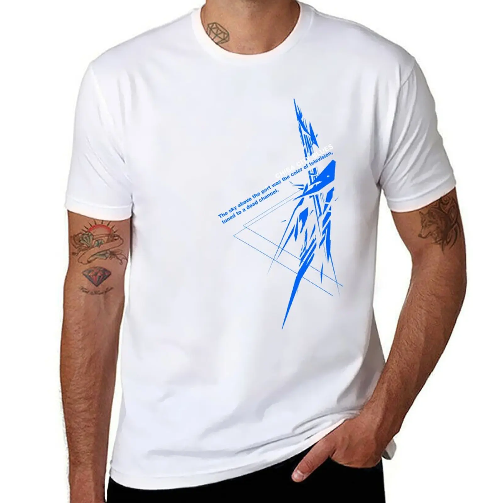 

neuromancer T-Shirt man t shirt heavy cotton man tshirt T-Shirt