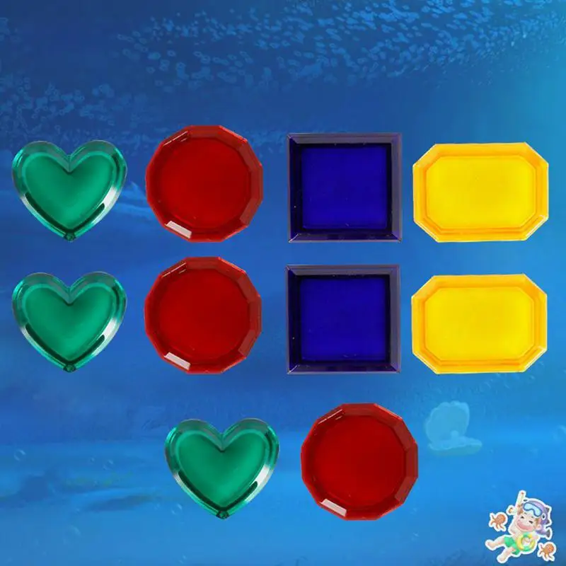 Giocattoli per immersioni in piscina Giochi di nuoto Set affondamento Set di giocattoli per immersione colorati multigiocatore per divertimento in famiglia nel cortile Lezioni di nuoto a bordo piscina