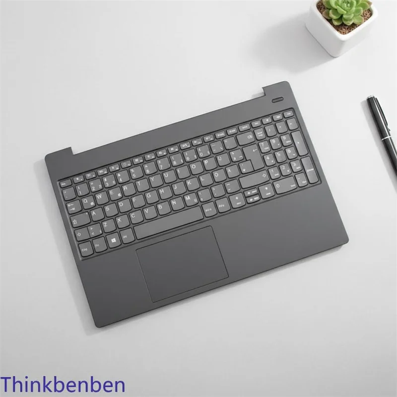 Немецкая черная клавиатура с верхним корпусом и подставкой для рук для Lenovo Ideapad S340 15 15IWL 15IML 15API 15IIL 5CB0S18648